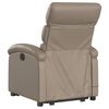 vidaXL Fauteuil inclinable de massage Cappuccino Similicuir
