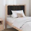 vidaXL T&ecirc;te de lit capitonn&eacute;e avec t&ecirc;te de lit Marron 80 cm Pin massif