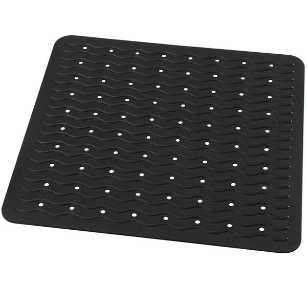 RIDDER Tapis de douche antid&eacute;rapant Playa 54 x 54 cm Noir 68410