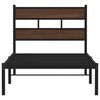 vidaXL Cadre de lit sans matelas avec t&ecirc;te de lit 100x190 cm
