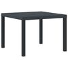 vidaXL Table de jardin pour repas Anthracite 100 x 100 x 73 cm