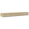vidaXL Tiroirs de lit Ch&ecirc;ne Sonoma 160 x 36,5 x 16,5 cm