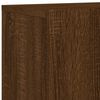 vidaXL Meubles TV muraux 2 pcs ch&ecirc;ne marron 60x30x41 cm