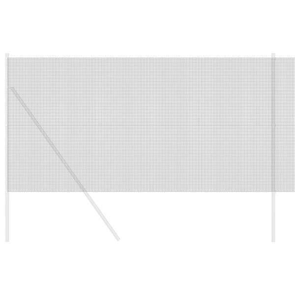 vidaXL Cl&ocirc;ture en fil soud&eacute; Gris 1.4 x 10 m