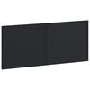 vidaXL T&ecirc;te de lit murale EDE Noir Bois d'ing&eacute;nierie