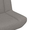vidaXL Chaise pivotante Taupe 63 x 75 x 76 cm tissu