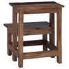 vidaXL Tabouret Naturel 37 x 37 x 46 cm Bois d'Acajou