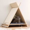 Beeztees Griffoir pour chat Rinty 55x35x60 cm Bois