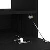vidaXL Ensemble meuble TV Montage mural 3 pcs Noir 260 x 35 x 40 cm