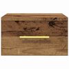 vidaXL Cabinet de chevet 2 pcs Bois ancien 35 x 35 x 20 cm