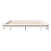 vidaXL Cadre de lit sans matelas blanc 140x200 cm bois de pin massif