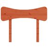 vidaXL T&ecirc;te de lit cire marron 100 cm bois massif de pin