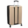 vidaXL Valise avec verrouillage Champagne 50 x 30 x 76 cm Plastic ABS