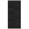 vidaXL Biblioth&egrave;que noir 50x25x105 cm bois d'ing&eacute;nierie