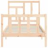 vidaXL Cadre de lit sans matelas 90x200 cm bois de pin massif