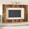 vidaXL Ensemble meuble TV 10 pcs Bois ancien 30,5 x 30 x 90 cm