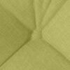 vidaXL Coussins de si&egrave;ge 4 pcs Vert clair 45 x 45 x 12 cm tissu