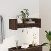 vidaXL &Eacute;tag&egrave;re murale ch&ecirc;ne marron 100x35x30,5 cm bois d'ing&eacute;nierie