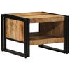vidaXL Table basse 50x50x38 cm bois de manguier massif brut