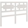 vidaXL Cadre de lit sans matelas blanc 120x190 cm bois massif