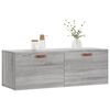 vidaXL Armoire murale sonoma gris 100x36,5x35 cm bois d'ing&eacute;nierie
