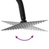 vidaXL Ensemble de Douche Noir 47 x 20 x 95 cm Acier inoxydable