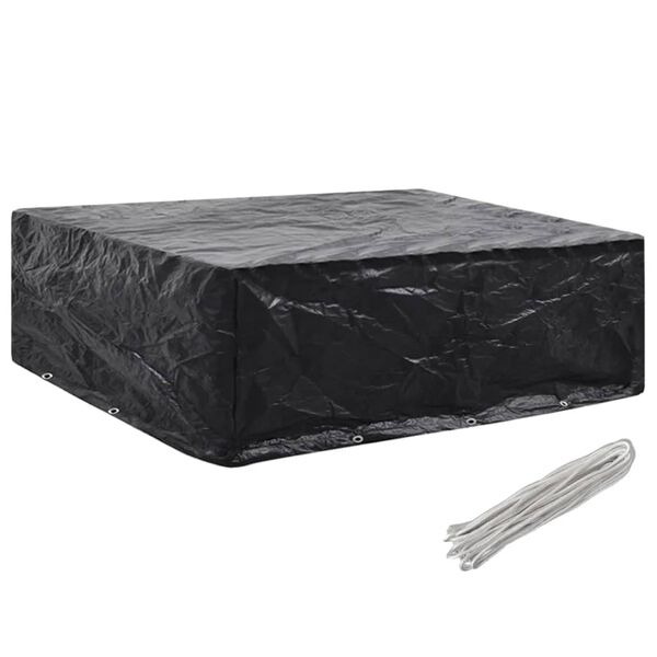 vidaXL Housse de salon de jardin 8 &oelig;illets 250x210x90 cm