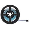 vidaXL Bande LED 4 pcs Noir et Transparent 75 x 0,8 x 0,3 cm
