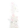 vidaXL Sapin de Noël artificiel escamotable 100 LED blanc 150 cm
