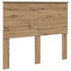 vidaXL Cadre de lit Ch&ecirc;ne artisanal 120 x 190 cm Bois d'ing&eacute;nierie