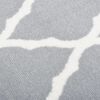 vidaXL Tapis BCF Gris et blanc 100x400 cm