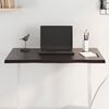 vidaXL Dessus de table bois ch&ecirc;ne massif trait&eacute; bordure assortie