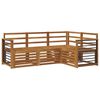 vidaXL Ensemble de canap&eacute;s d'ext&eacute;rieur 4 pc Naturel Polyester