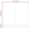 vidaXL Auvent Gris clair 300 x 250 cm Polyester