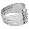 vidaXL Colliers de serrage 6 pcs 91-140 mm acier inoxydable 304