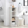 vidaXL Armoire de salle de bain avec porte VIGO Blanc et Blanc Antique