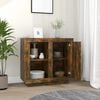 vidaXL Buffet Ch&ecirc;ne fum&eacute; 80x40x75 cm