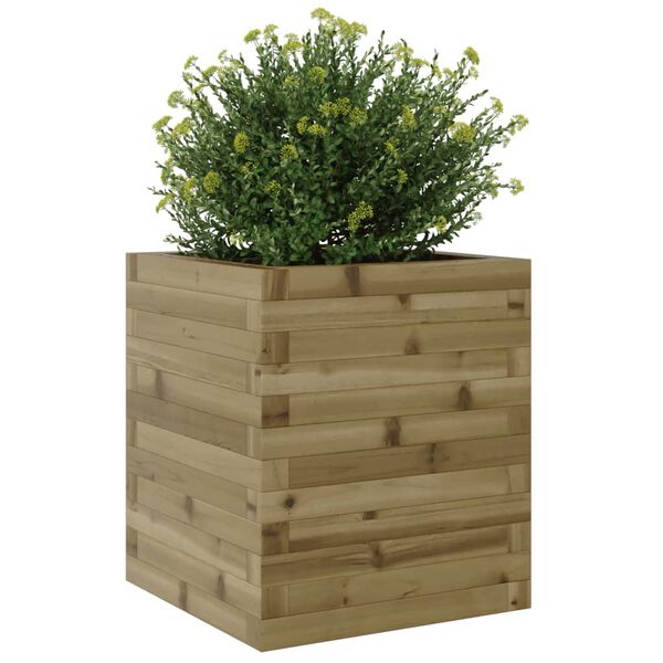 vidaXL Jardini&egrave;re 40x40x46 cm bois de pin impr&eacute;gn&eacute;