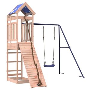vidaXL Aire de jeux d'ext&eacute;rieur bois massif de douglas
