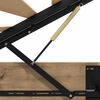 vidaXL Cadre de lit ottoman avec stockage Ch&ecirc;ne artisanal 140 x 200 cm