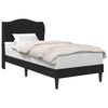 vidaXL Cadre de lit avec t&ecirc;te de lit Noir 80 x 200 cm Simili cuir