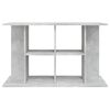 vidaXL Support d'aquarium en b&eacute;ton gris 100 x 40 x 60 cm Bois d'ing&eacute;nierie