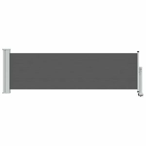 vidaXL Auvent lat&eacute;ral 100% polyester fer acier