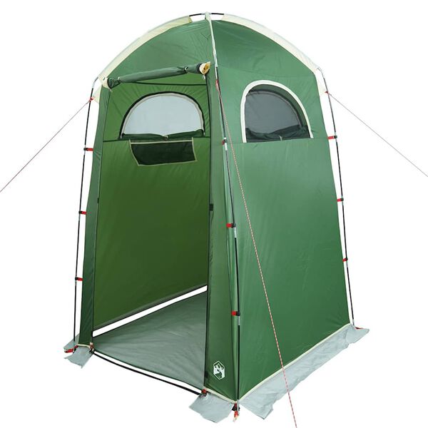 vidaXL Tente de douche vert imperm&eacute;able