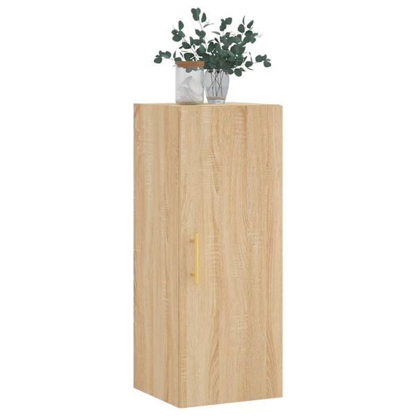 vidaXL Armoire murale ch&ecirc;ne sonoma 34,5x34x90 cm