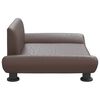 vidaXL Lit pour chien marron 70x45x28 cm similicuir