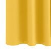 vidaXL Rideaux occultants avec anneaux 2 pcs Jaune moutarde