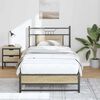 vidaXL Cadre de lit sans matelas ch&ecirc;ne sonoma 90x190 cm