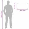 vidaXL Protection de cuisine 2 pcs Transparent 70 x 40 cm verre tremp&eacute;