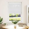 vidaXL Store pliss&eacute; blanc 70x150 cm largeur du tissu 69,4 cm polyester